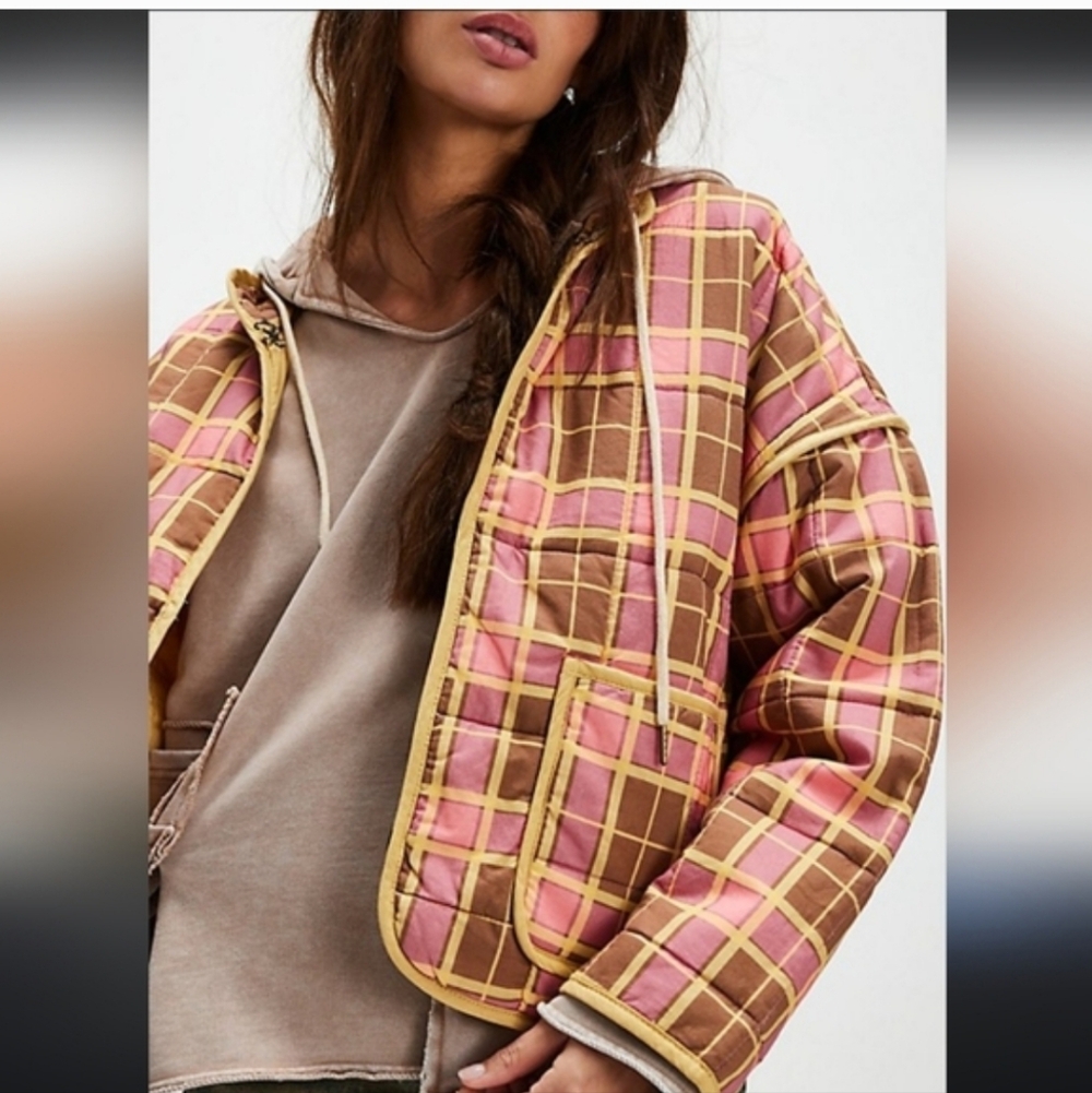 Like New Free People CHLOE JACKET APPLE BLOSSOM RARE $198 RETAIL!!